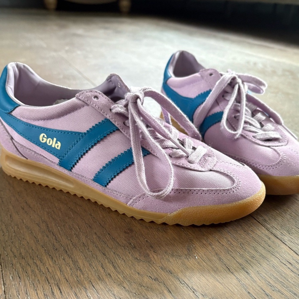 Gola Women's Lilac and Blue Sneakers